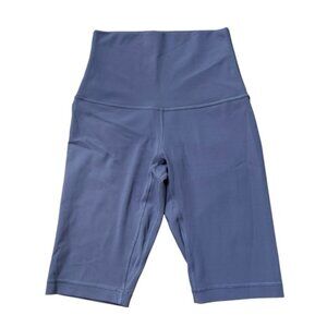 Lululemon Align Super High Rise Biker Shorts 10" Size 4 Violet Verbena